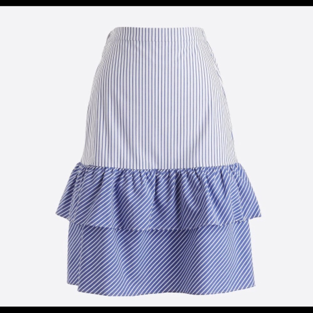 J. Crew Tiered Cocktail Skirt NWT